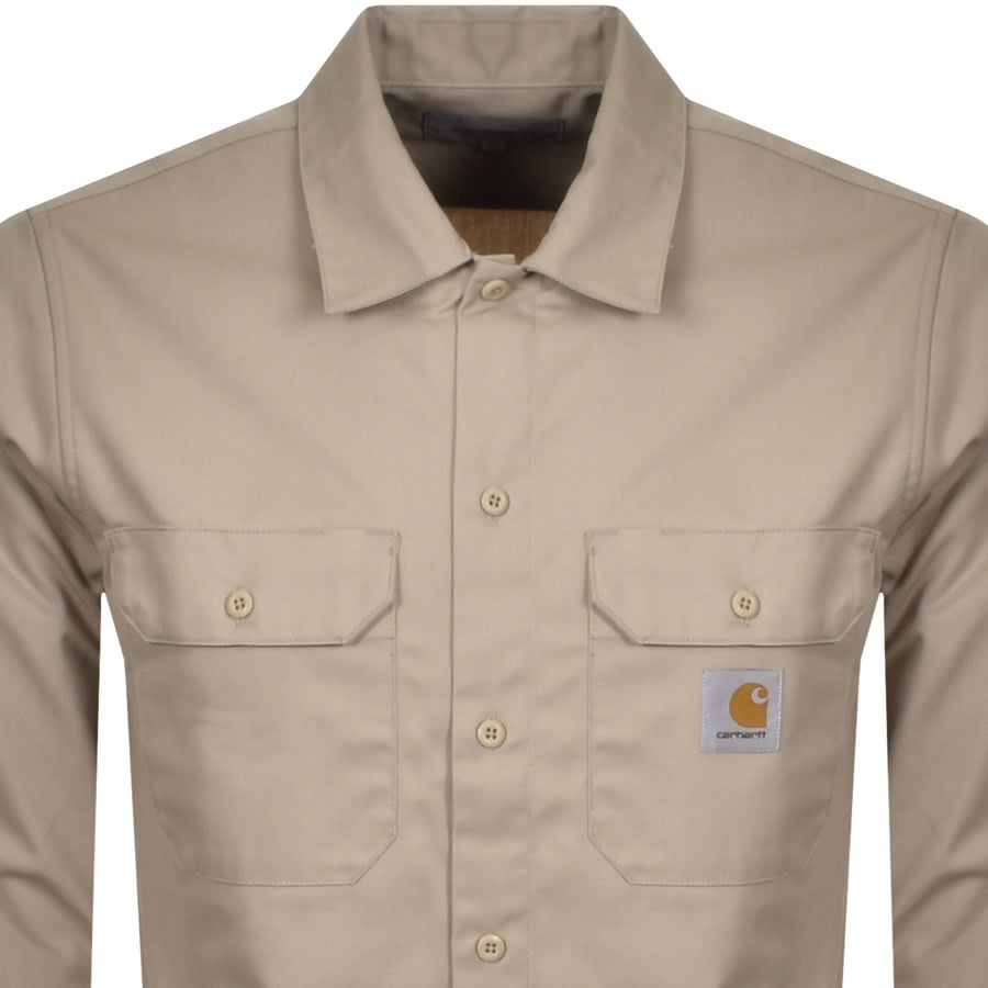 Alternative Image for ProductCarhartt Master Long Sleeve Shirt Beige2